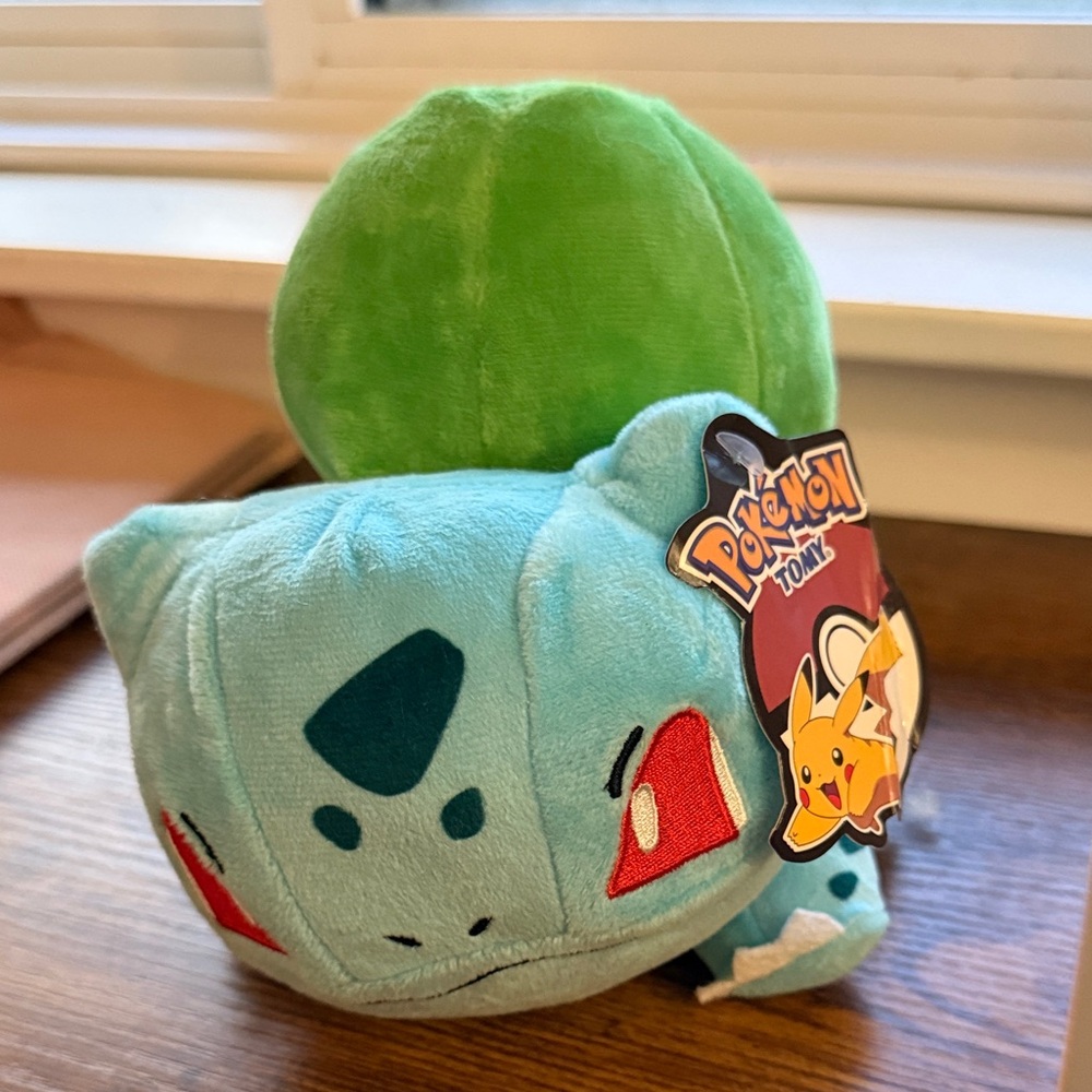Pokemon Bulbasaur Plush with Green and Blue
